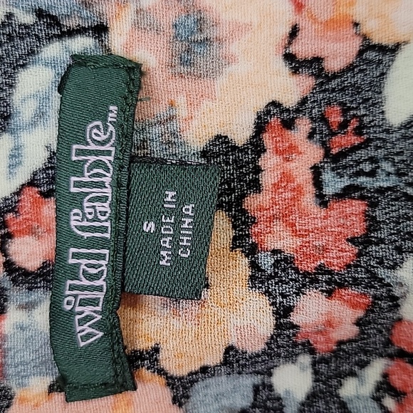 Wild Fable Floral Long Sleeve Dress SZ S - Picture 12 of 13